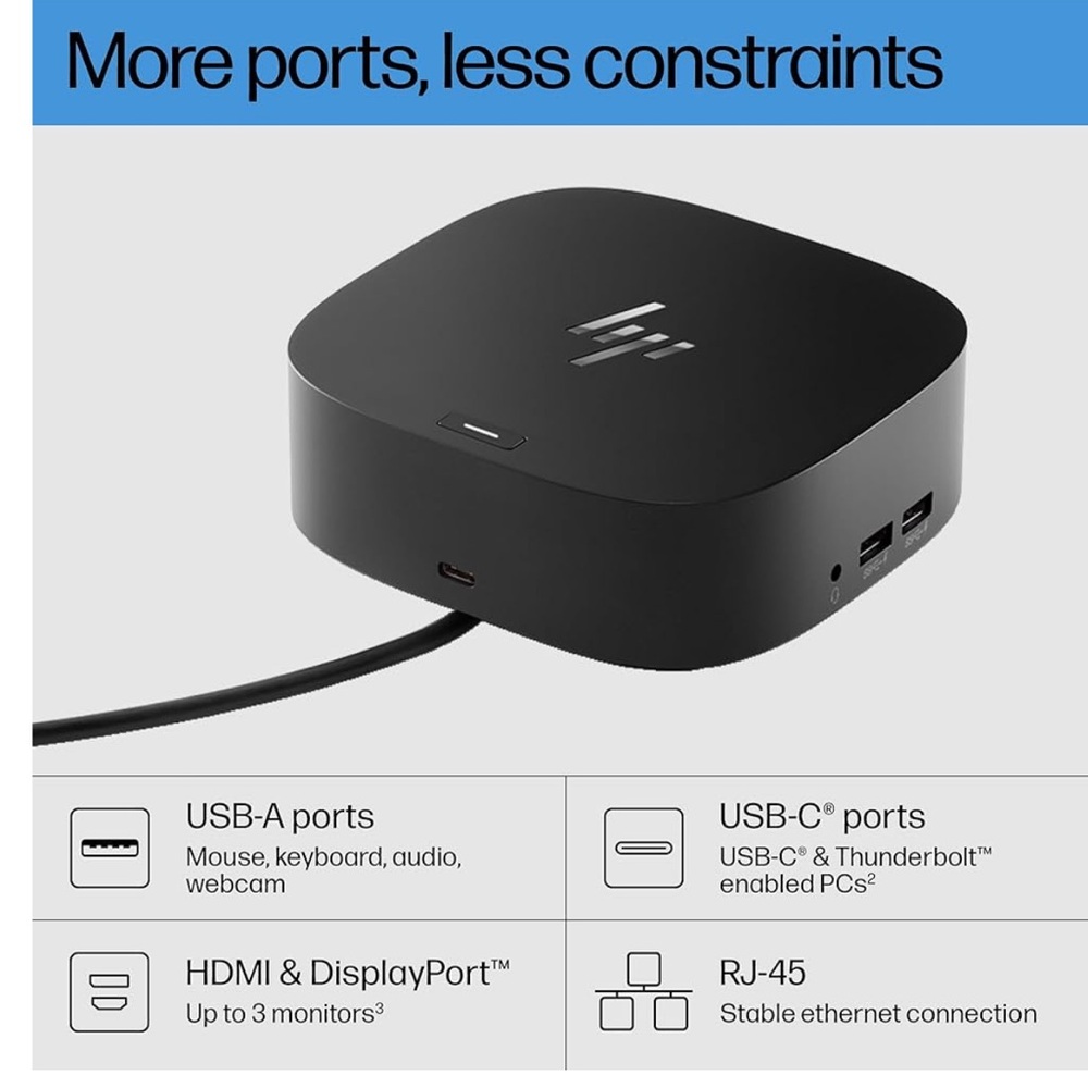 HP USB-C Hub G5 11-in-1 Multiport Adapter